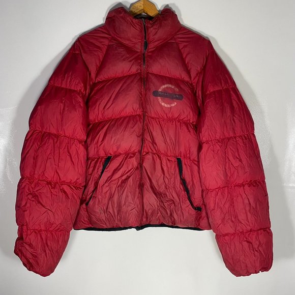 Nautica Mens Jacket Reversible Vintage Competition Puffer Coat Navy Sz XL - Picture 6 of 16